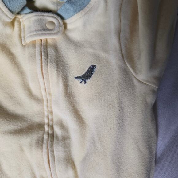 Teach Leanbh Zip Footie Pajamas 3–6M Set of 2 – Neutral, Soft Cotton - Picture 4 of 9